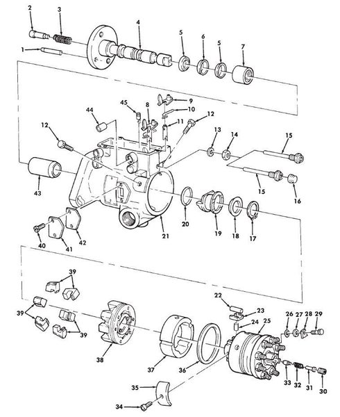 6.5L FUEL INJECTOR HEAD AND ROTOR ASSEMBLY 31506 NOS ... m998 wiring diagram 