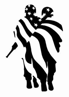 Download American Flag Soldiers vinyl decal | Arrowhead Outdoor ...