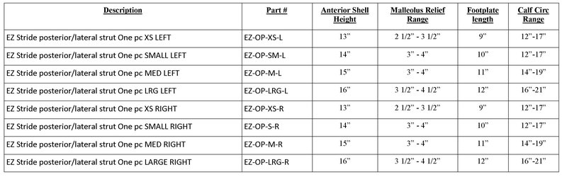 EZ Stride ATB (Anterior Tibia - Spinal Solutions, Inc.
