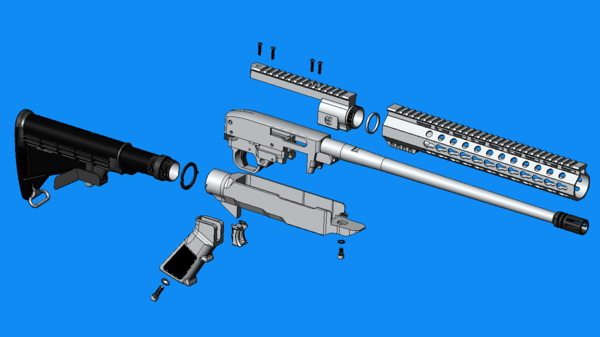 AR style 10/22 housing | Rimfire Central Firearm Forum