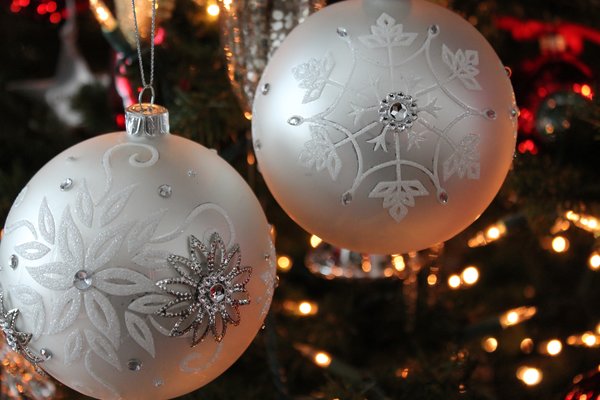 Glass garden lanterns