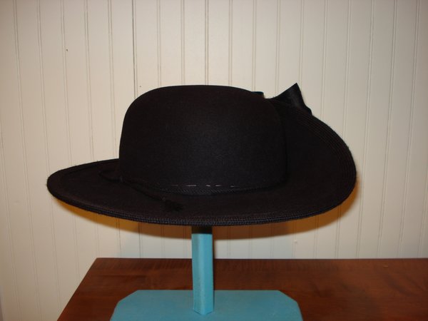 Revolutionary War Bound Wool Felt Round Hat | Geo. Franks, Hatter