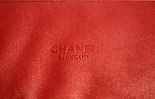 chanel red pouch