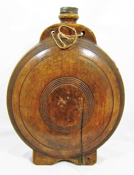 Civil War Wood Canteen | Union Drummer Boy