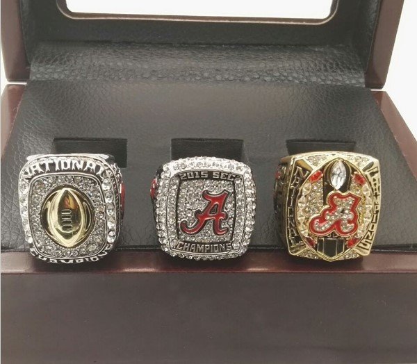 2015 Alabama Crimson Tide SEC Championship Replica Ring 