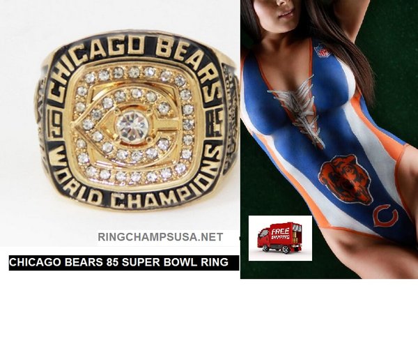 1985 Chicago Bears Super Bowl Replica Rings For Sale-# 