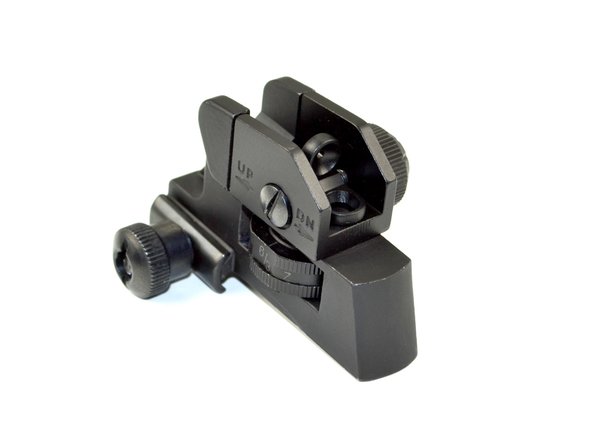 A2 Dual Aperture Rear Iron Sight for AR15- Aluminum - Black | Team 15 ...