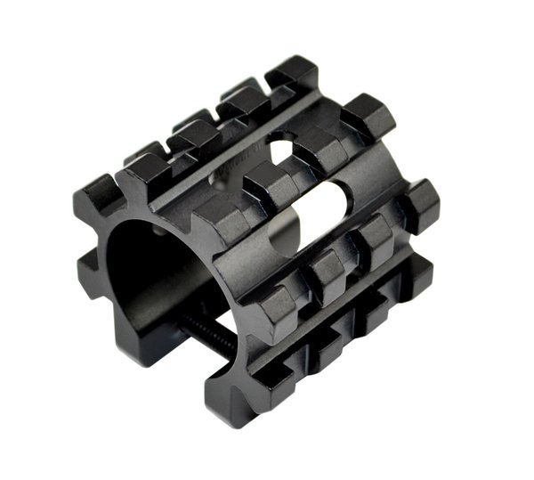 5 Slot Barrel Mount Tri Rail for 12 Gauge Shotgun Team 15 Tactical AR
