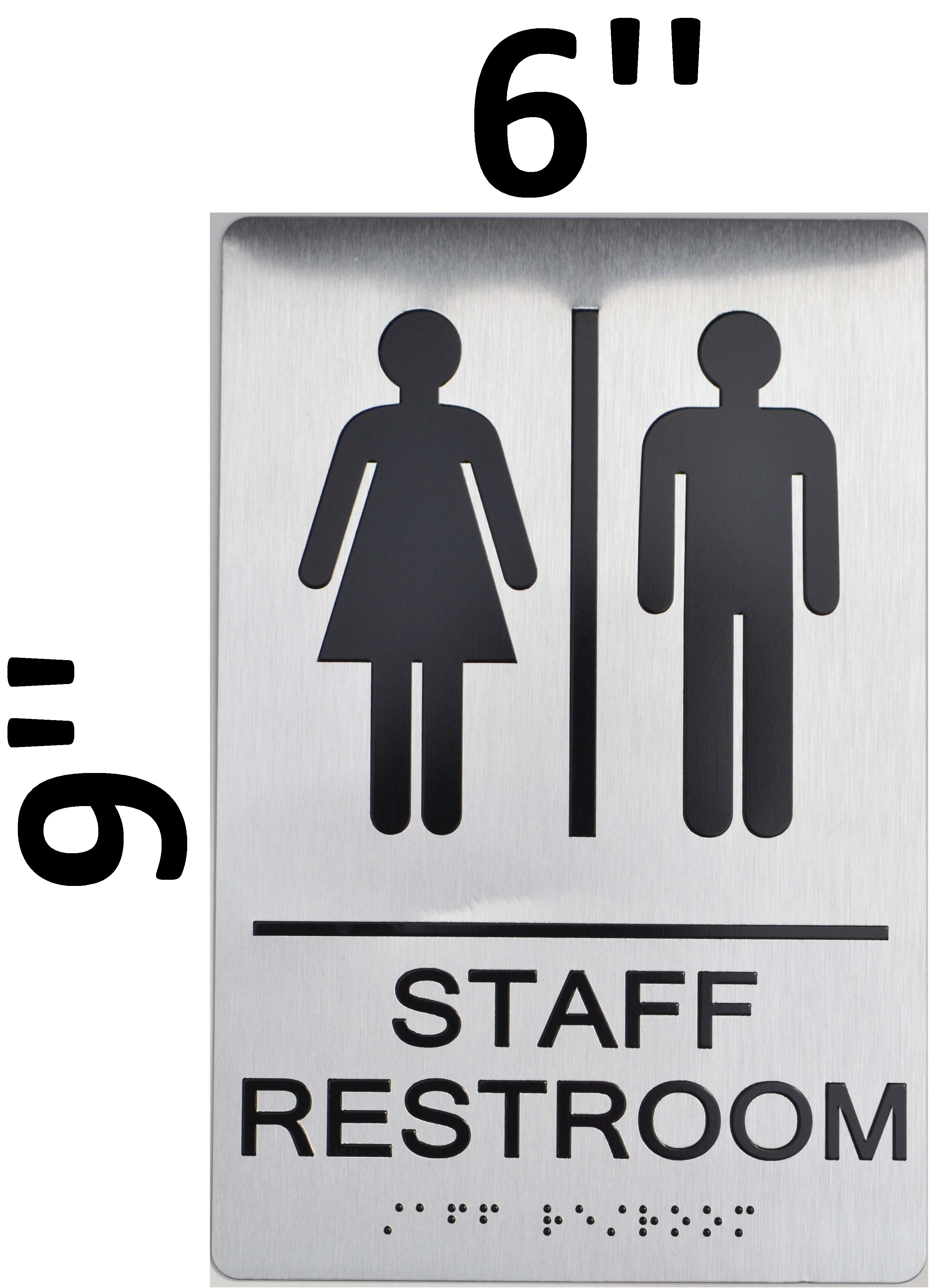 Staff Only Signs Restroom