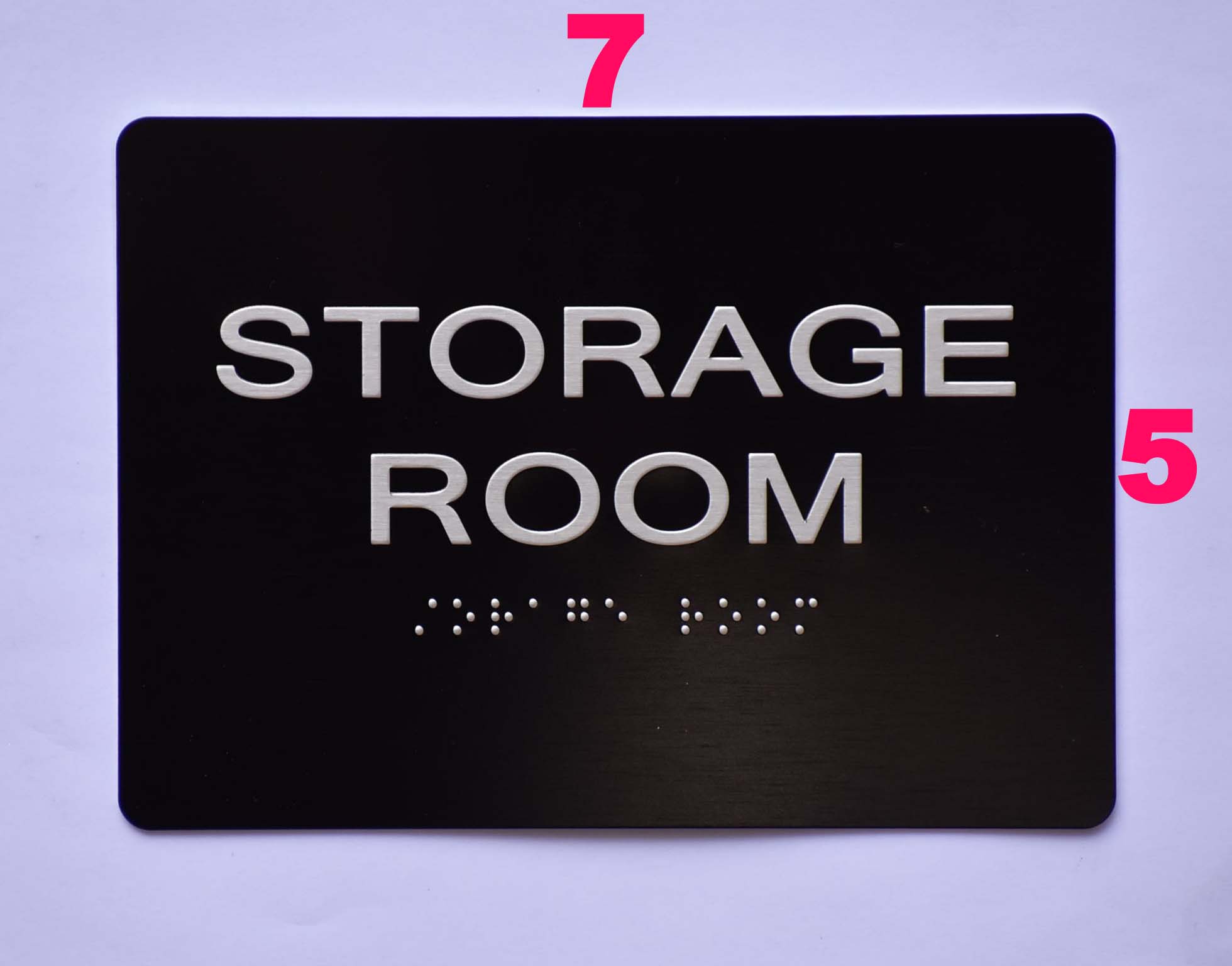 STORAGE ROOM ADA Sign - The sensation line | HPD SIGNS - THE OFFICIAL STORE