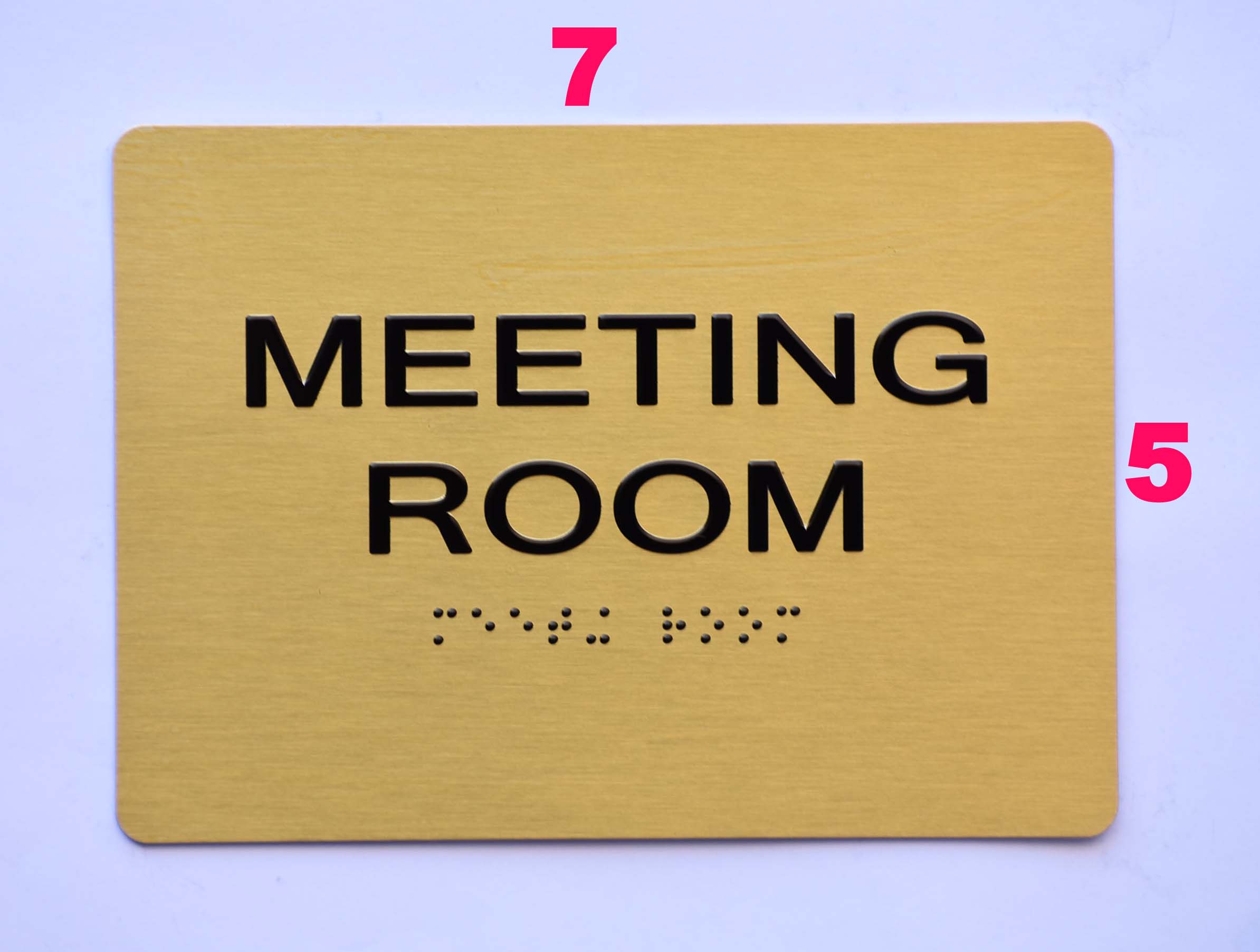 Meeting Room Sign Ada Sign The Sensation Line Dob Signs Nyc