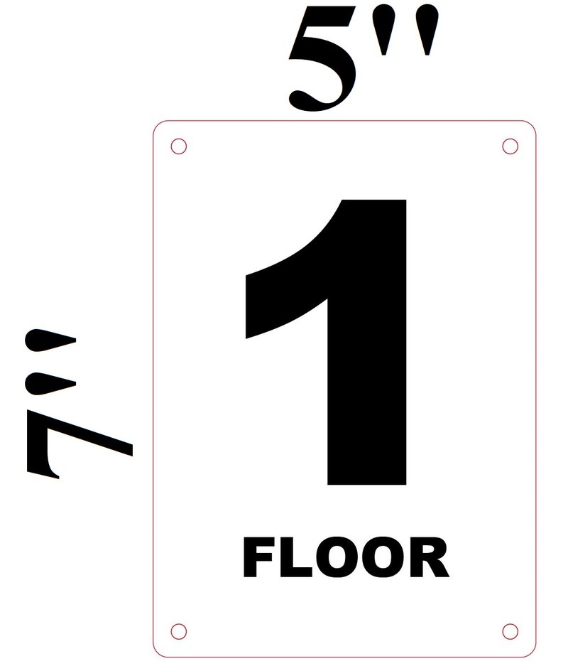 Floor Level Building Sign