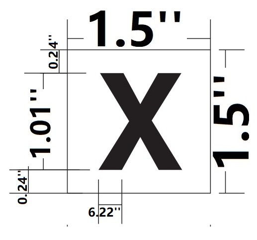 PHOTOLUMINESCENT DOOR NUMBER 1 SIGN HEAVY DUTY / GLOW IN THE DARK DOOR NUMBER  ONE SIGN HEAVY DUTY (ALUMINUM SIGN/ APARTMENT EMERGENCY MARKINGS 1.5 X  1.5) -REF2305 