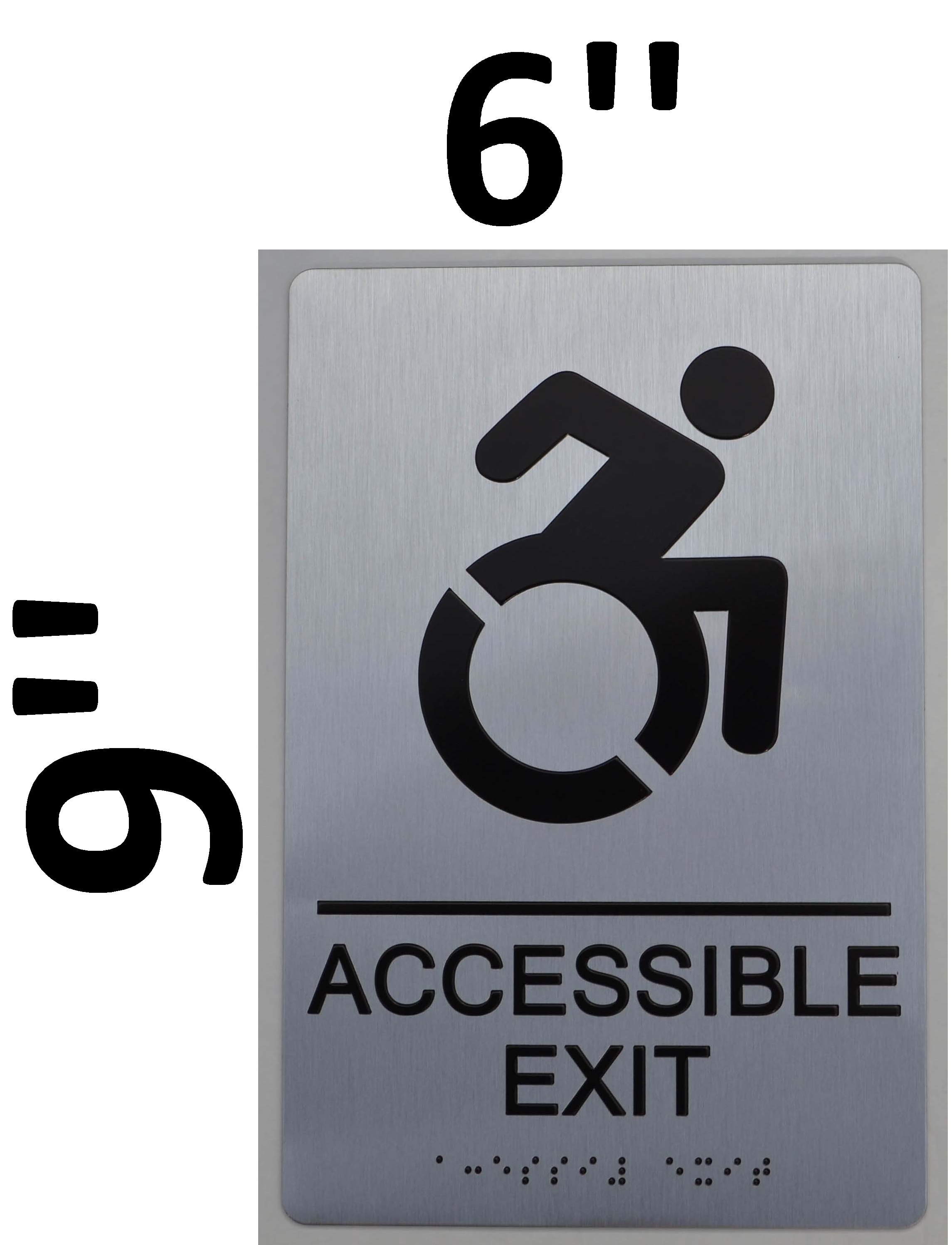 ACCESSIBLE EXIT Sign ADA SIGN - The sensation line | HPD SIGNS - THE ...