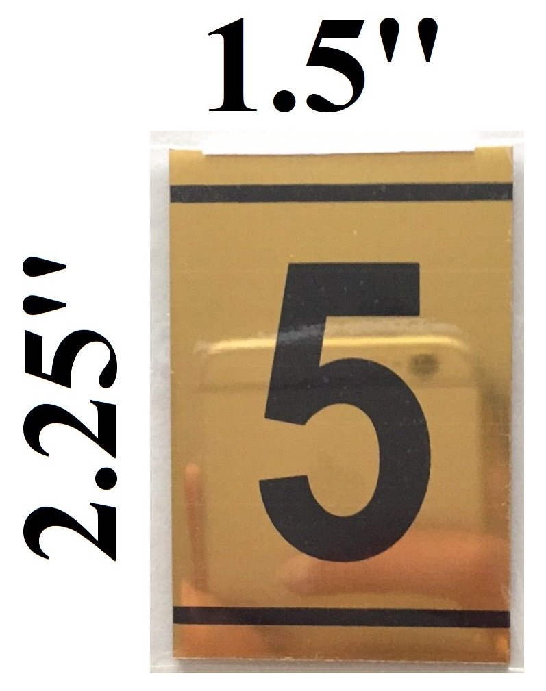 HPD SIGN: NUMBER FIVE SIGN – 5 SIGN (HEAVY DUTY ALUMINUM SIGNS) | HPD ...