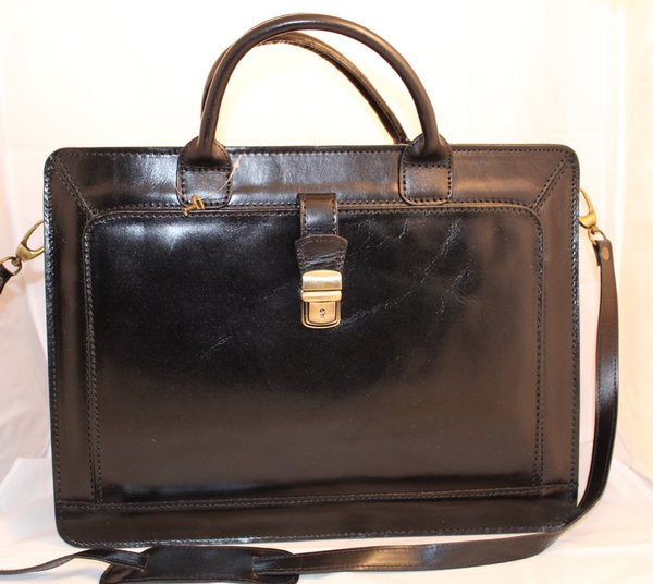Italian leather briefcase | Leather Italian Imports - Romeo and ...