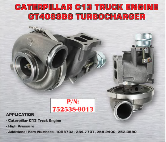 Cat C13 High Pressure Replacement Turbocharger 752538-9013 | store