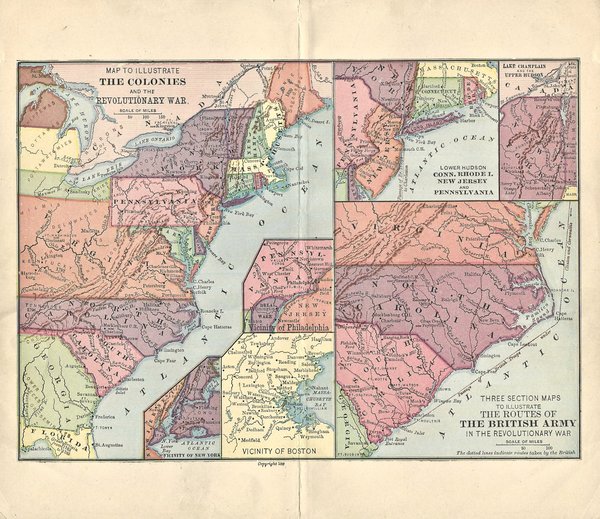 1890 Maps of Historical America | Uncanny Artist