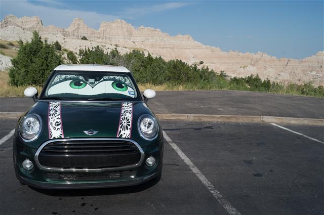 Mini cooper store eyes sunshade