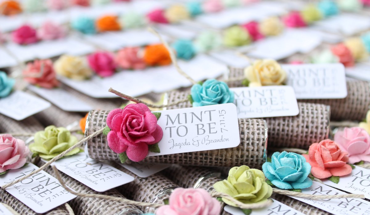 Unique wedding favors, personalized wedding favors, party favors