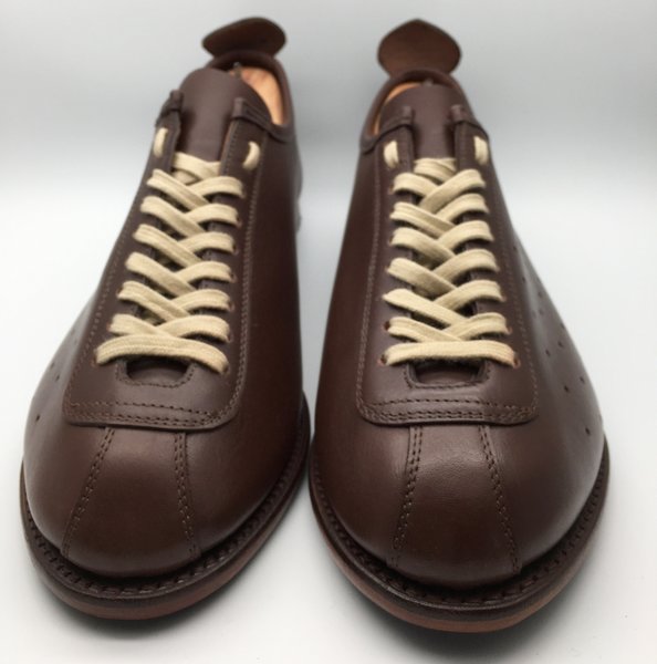 'Ralph' Goodyear Welted Cycling Shoe in Brown Leather with Perforations ...