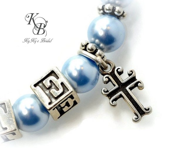Baptism Gifts for Godson Baptism Bracelets Baby Boy Jewelry Baby