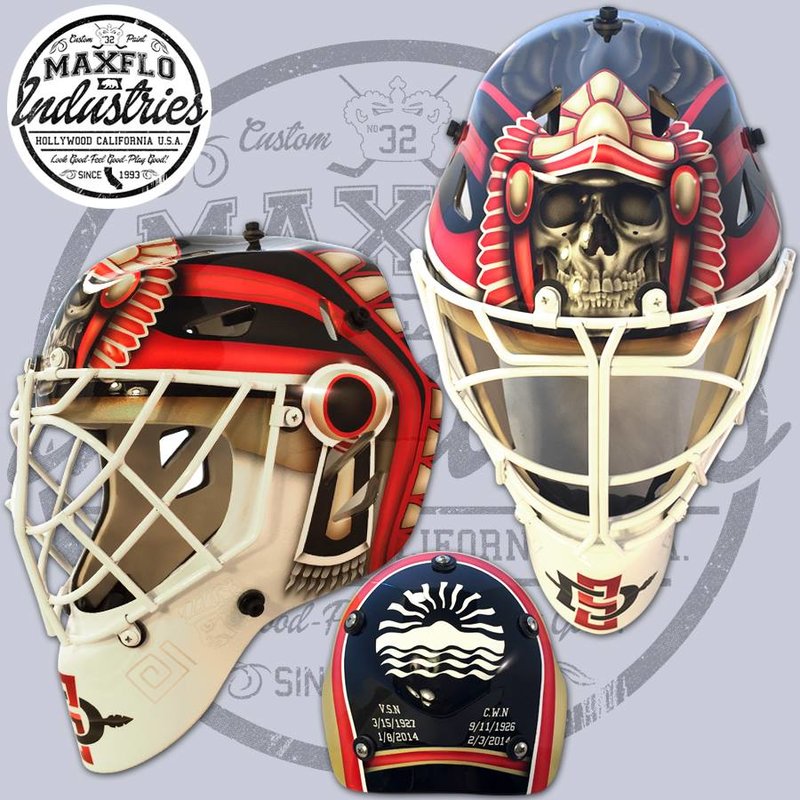 Custom Paint - Custom Goalie Mask Painting & Aribrushing