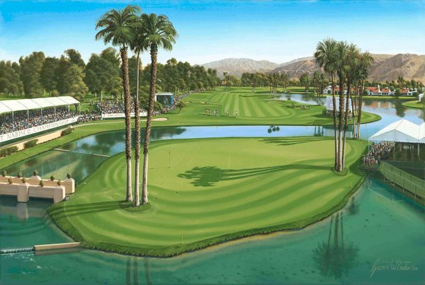 Mission Hills Country Club, 18th and Grandstands | Baxter Art, LLC