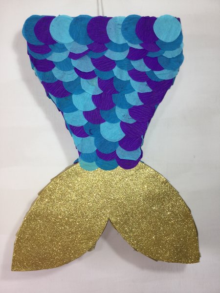 Mermaid Tail pinata, under the sea birthday party, shine mermaid | Aldi ...