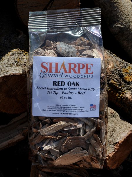 RED OAK WOOD CHIPS - SMALL | The Woodshed, Sharpe Gourmet, Sharpe ...