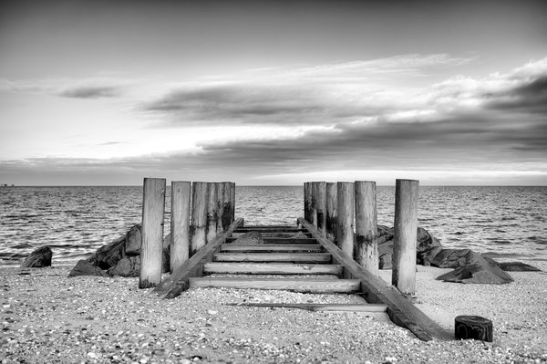 30 x 40 Iron Pier Beach Riverbed | Long Island Photographer Portraits ...