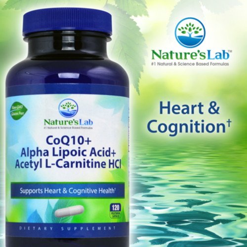 Nature's Lab™ CoQ10 + Alpha Lipoic Acid + Acetyl LCarnitine HCl, 120