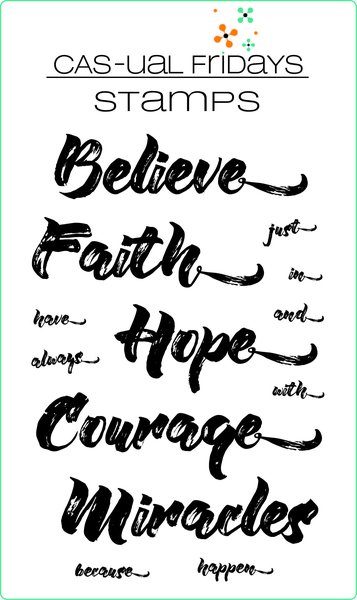 Powerful Words  CAS-ual Fridays Stamps