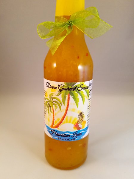 Hawaiian Luau Gourmet Sauce Rivera Hot Sauce 