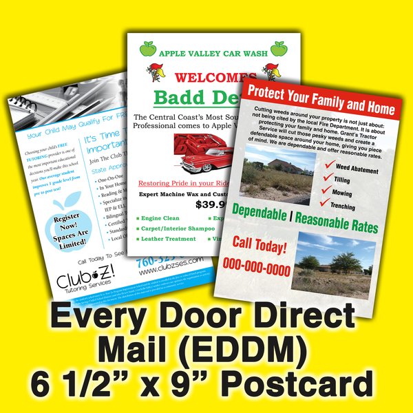 EDDM Every Door Direct Mail Postcards | One Stop Printers & Direct Mail ...