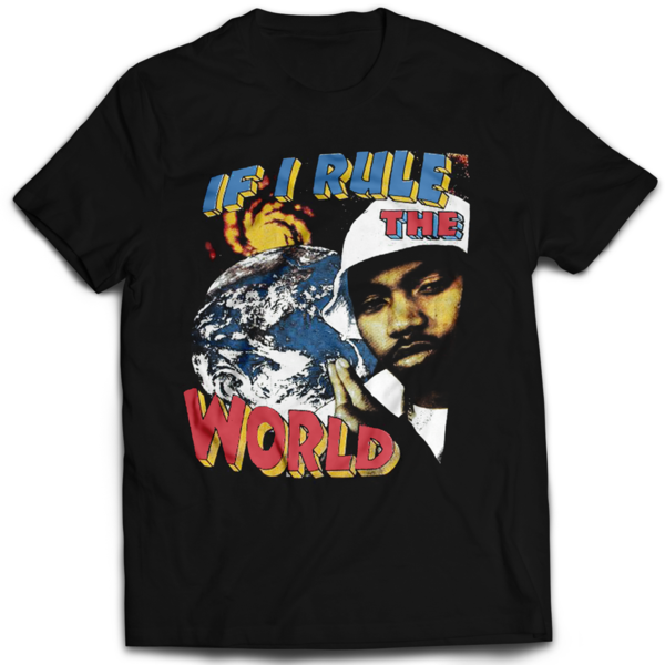 Vintage Style Nas Rule The World Rap T-shirt | Vintage Mint
