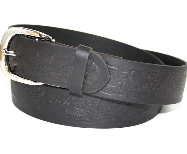 BI 275 100% HORSE HIDE LEATHER BELT | Black Iron Canada