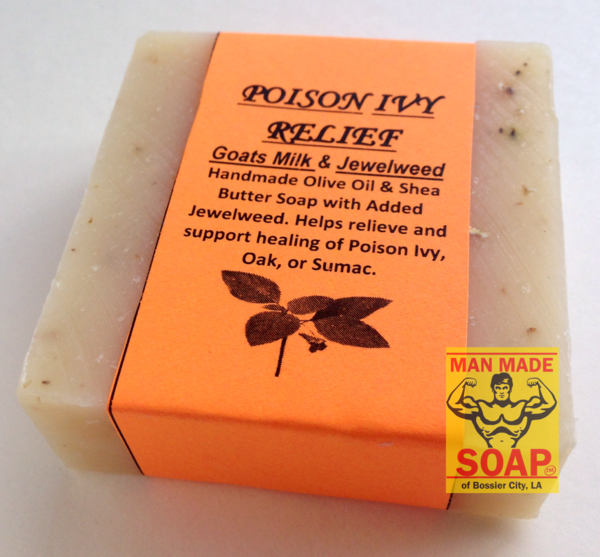 Poison Ivy Relief Handmade Soap with Jewelweed & Goats Milk Handmade Soap & Bath Products