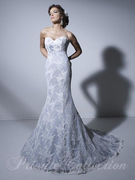 PRIVATE COLLECTION BY HOUSE OF WU 18849 LACE WEDDING GOWN-CHEAP | Prom ...