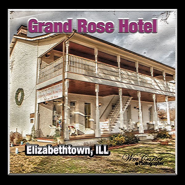 Grand Rose Hotel Elizabethtown Illinois Historic Prints Carters