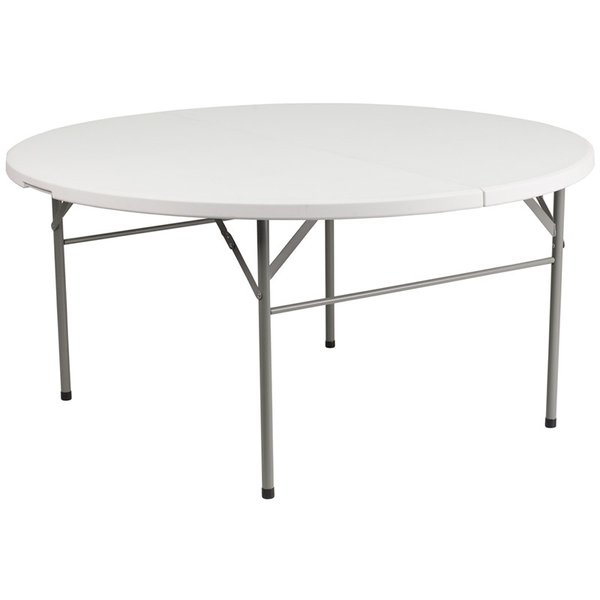 60" Round Fold in Half Table Yakalos