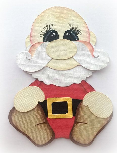 SITTING BALD SANTA CLAUS | Mytearbears