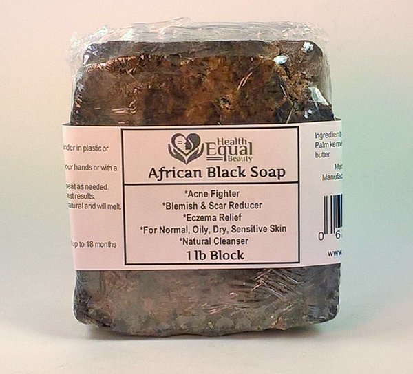 Pure Organic African Black Soap 1lb Block From Ghana 100natural Natural Beauty And Body Products 