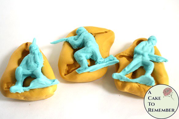 Toy soldiers silicone resin casting mold M5098 | A Cake To Remember LLC