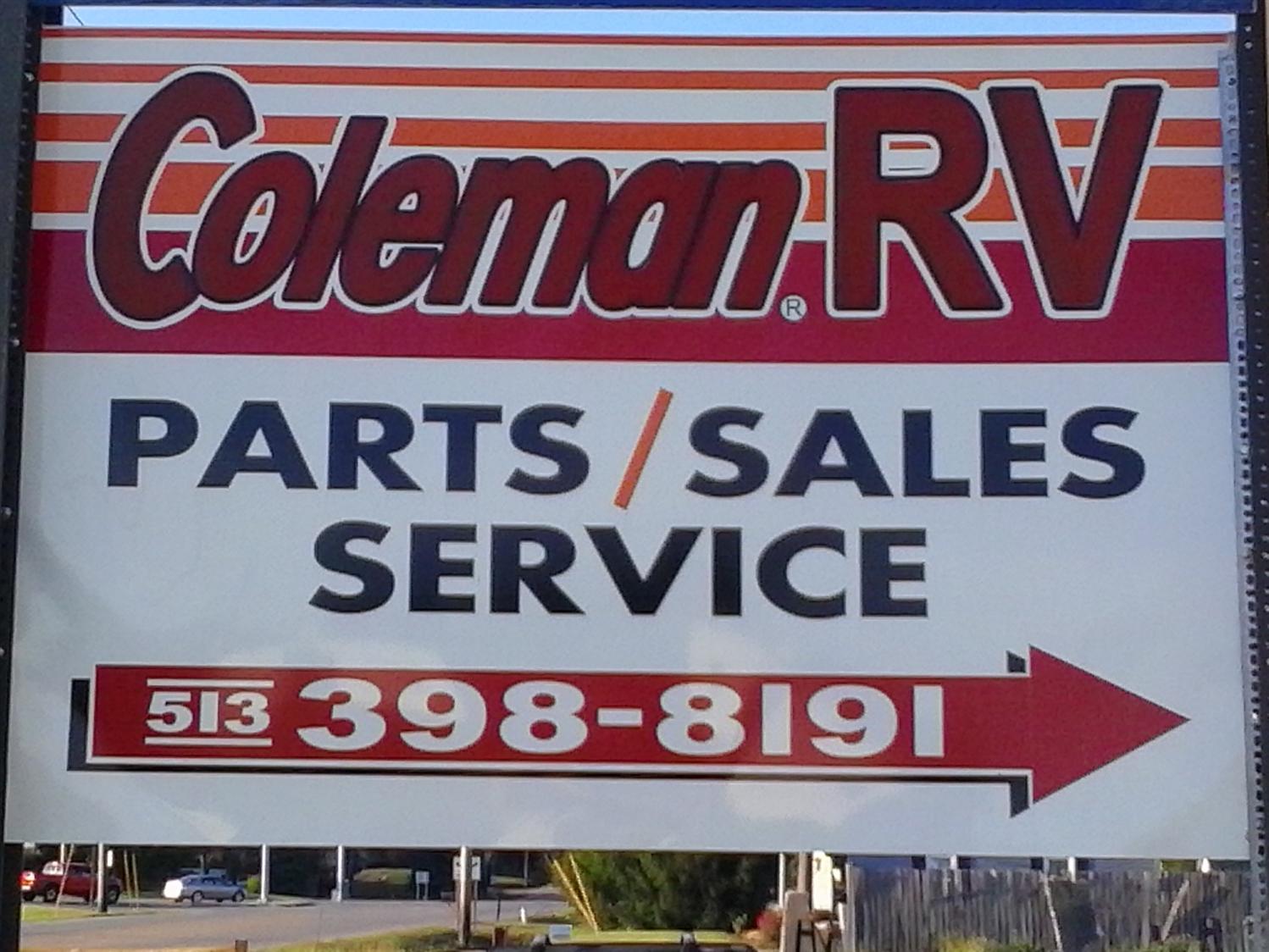 Coleman RV Parts Sales and Service