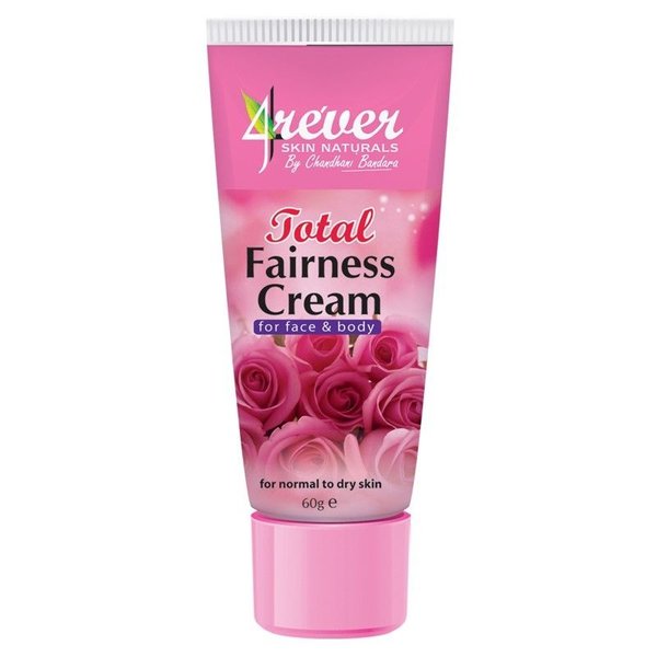 4ever Total Fairness Cream for Face &amp; Body 60g Gives You 