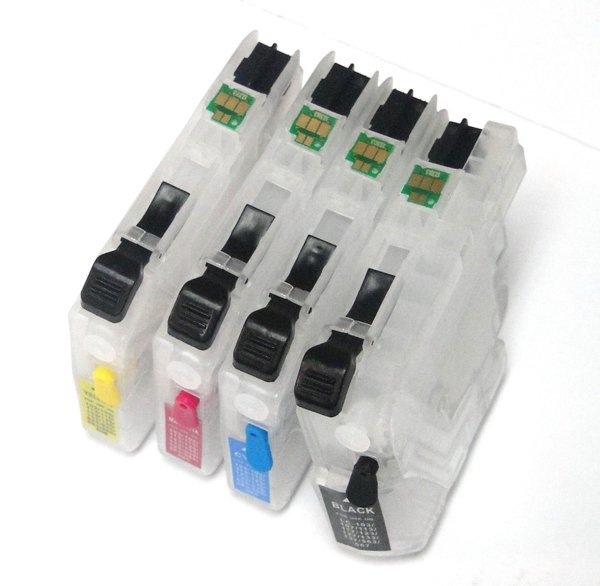 Dubaria Empty Refillable Cartridge For Brother J 3520/3720 Printers