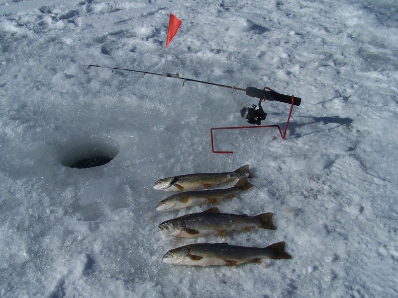 What is ice fishing, and what equipment is needed for a successful