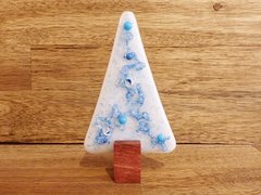 Christmas tree No. 61 (handmade glass/Jarrah)