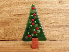 Christmas tree No. 59 (handmade glass/Jarrah)